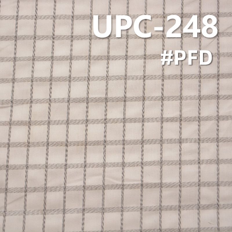[PFD]Yarn-Dyed Check Fabric | 151g/m² Cotton Metallic Yarn-Dyed Fabric | Fabric for Trousers, Skirts & Tops