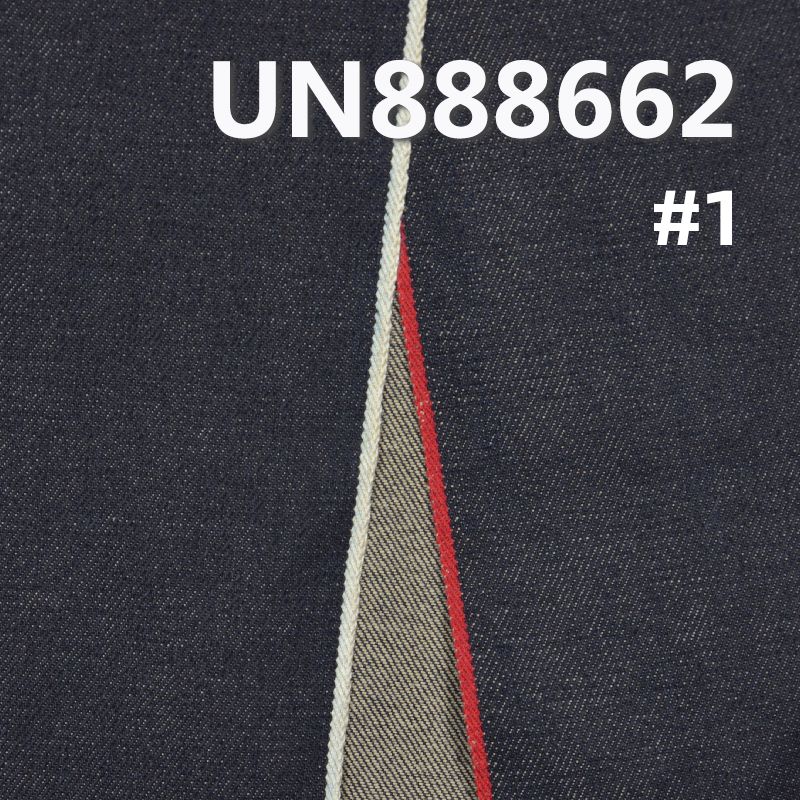 100% Color Cotton Back Selvedge Denim Fabric | 12.6 oz 3/1 "Z" Twill Denim Fabric | For Jeans Denim Jackets
