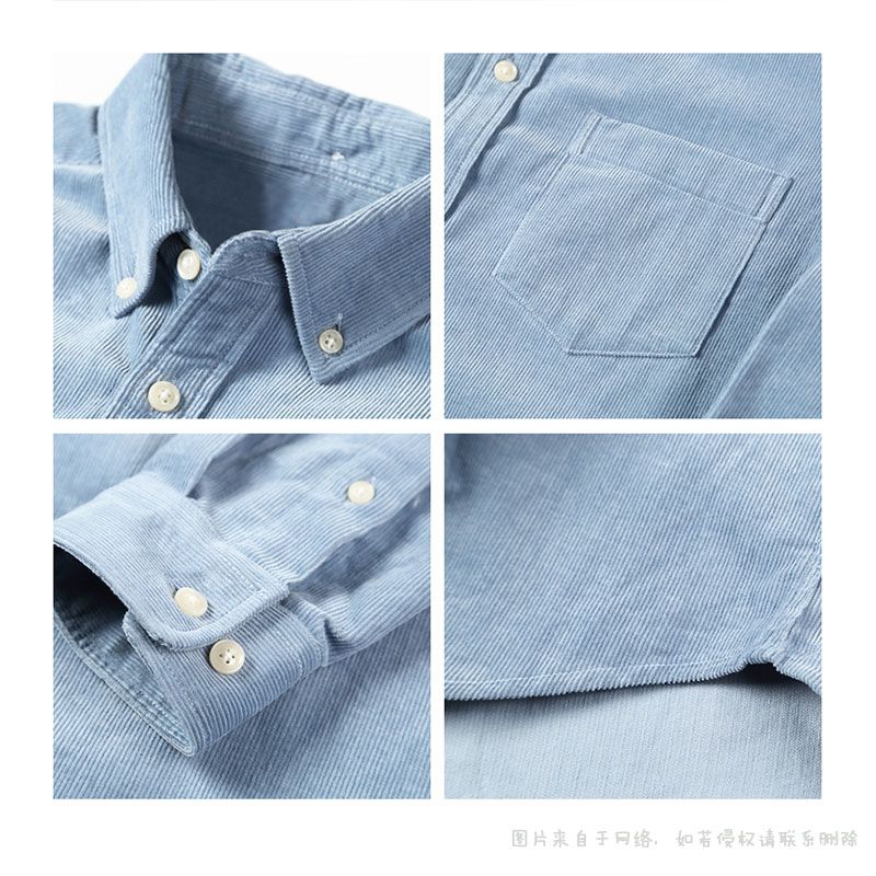 8-Wale Washed Corduroy | 293 g/m2 100% Cotton Washed Corduroy | Corduroy | For Hats Pants Padded Jackets Outerwear