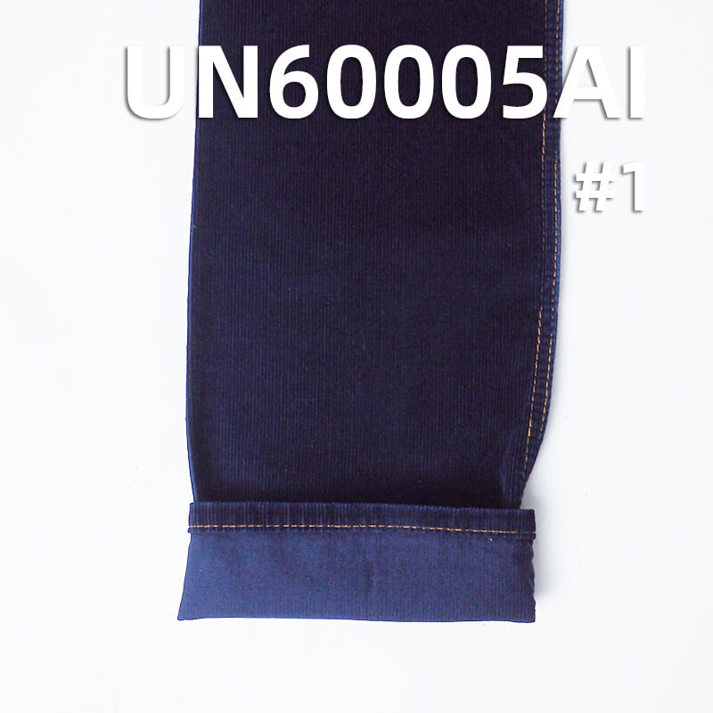 Indigo Corduroy | 285g/m² All-Cotton 14-Wale Corduroy | Denim Blue Corduroy | For Pants & Jackets