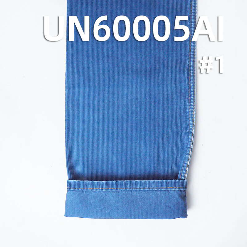 Indigo Corduroy | 285g/m² All-Cotton 14-Wale Corduroy | Denim Blue Corduroy | For Pants & Jackets