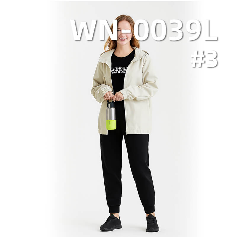 Nylon Taffeta Fabric | 116g/m2 3-Layer with Nylon Grid Knit Backer | Waterproof & Breathable | Fabric for Hardshell Jackets