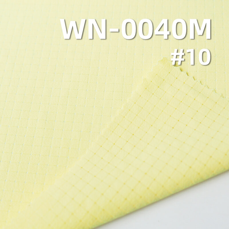 290T 4-Way Stretch Nylon | 92g/m2 Breathable Grid Mesh | with 3M Wicking Finish | For Activewear & Yoga Wear
