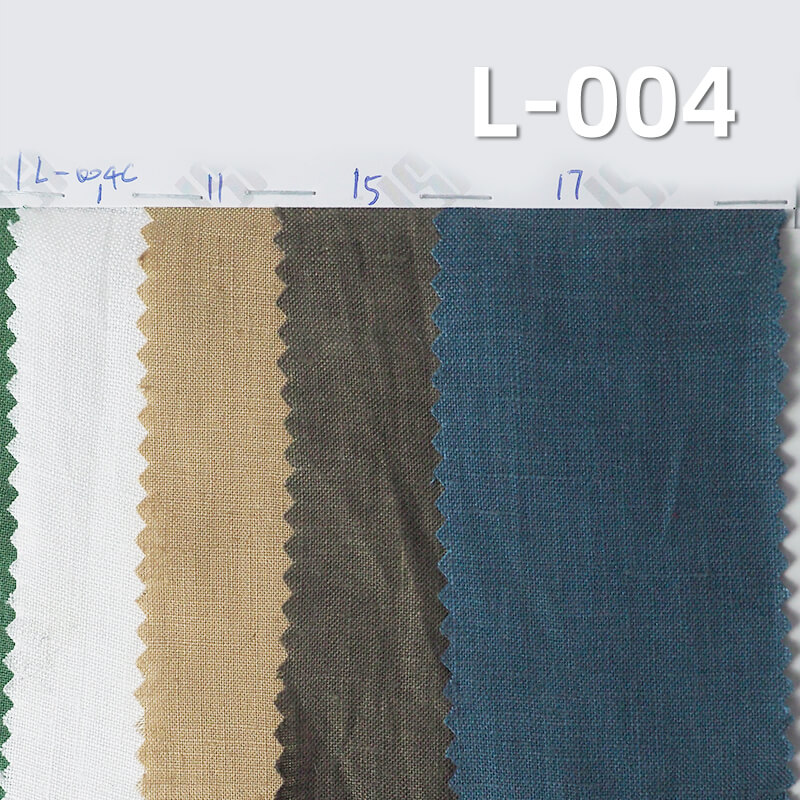 100% Linen Fabric | 140g/m2 Plain Weave Fabric | Solid Style | Fabric for Hanfu, Dresses, Tops