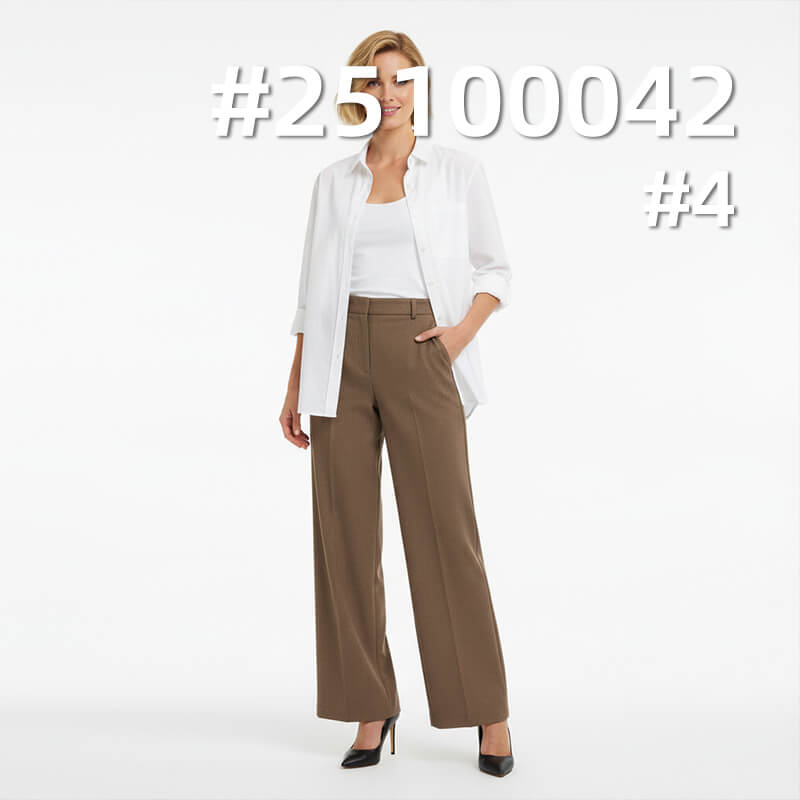 Worsted Wool Suiting Fabric | 305g/m2 Heavyweight Double-Faced Twill | For Suits, Trousers & Blazers