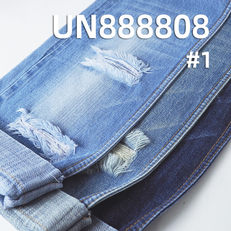 Crosshatch Slub Selvedge Denim | 11.3oz Cotton Right-Hand Twill (RHT) Weave | For Premium Jeans, Skirts & Jackets