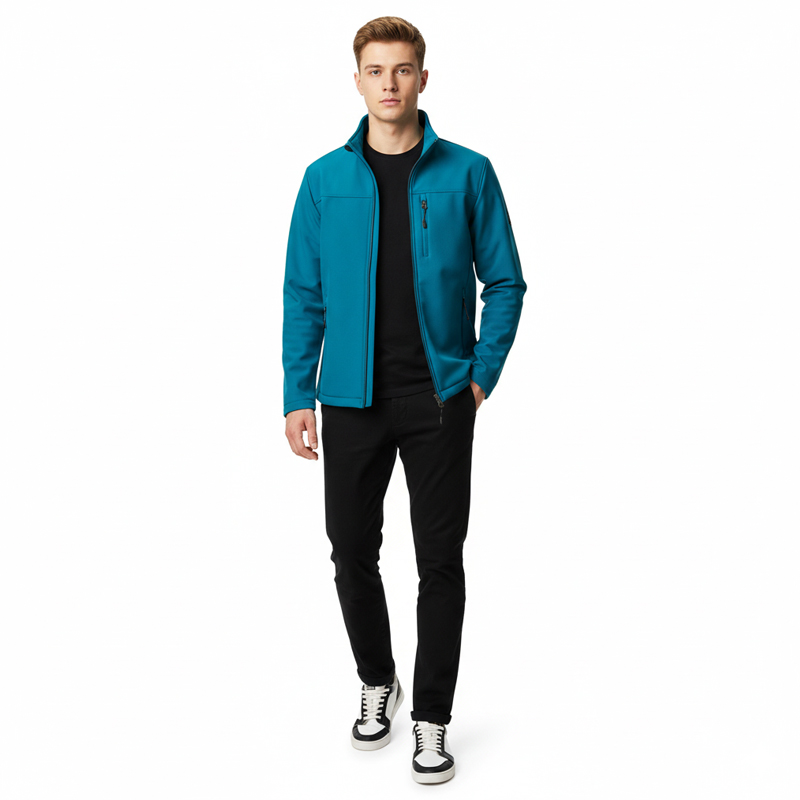 4-Way Stretch Double Weave Softshell | 228g/m2 Polyester with Fleece Back | Water-Repellent Dobby Fabric | For Jackets & Pants