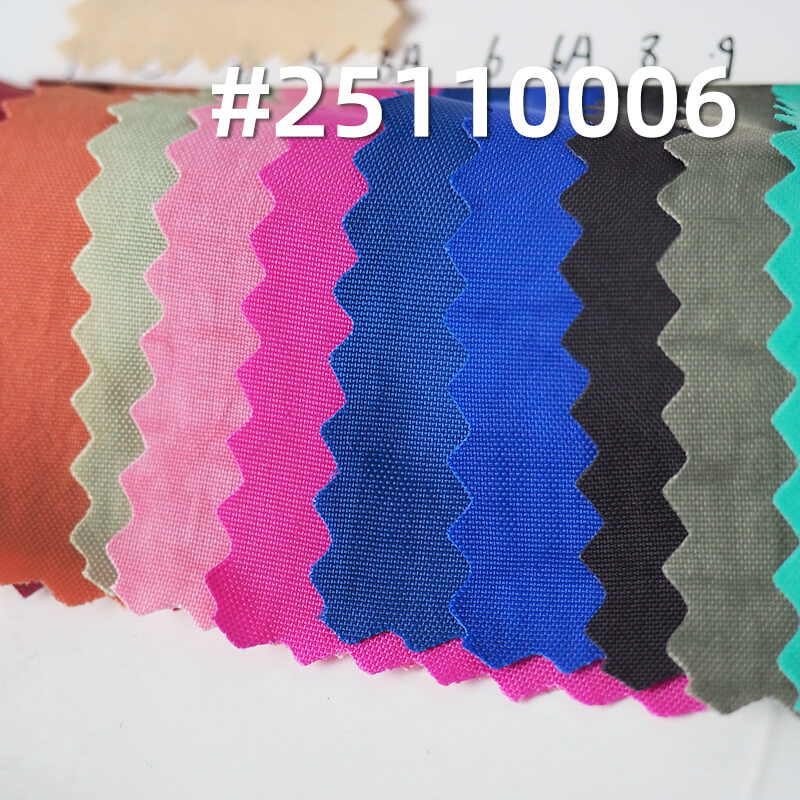 200D Nylon Oxford Weave | 130g/m2 Washed Fabric | Backpack & Outdoor Gear Material