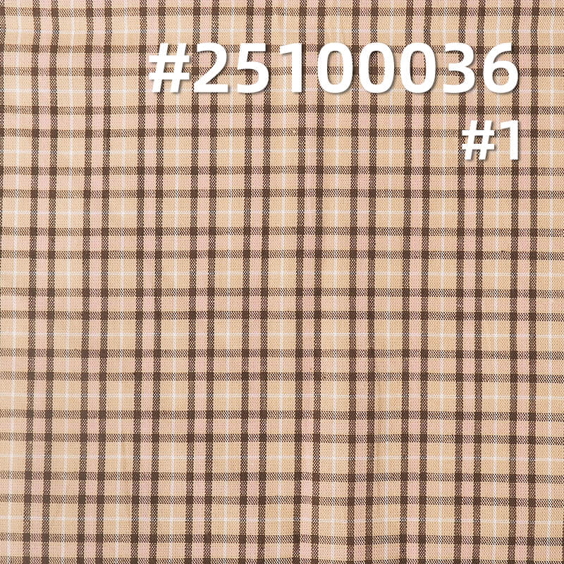 Yarn-Dyed Cotton Plaid Fabric | 90g/m2 Ultra-lightweight Plain Weave | For Summer Blouses, Skirts & Shirts