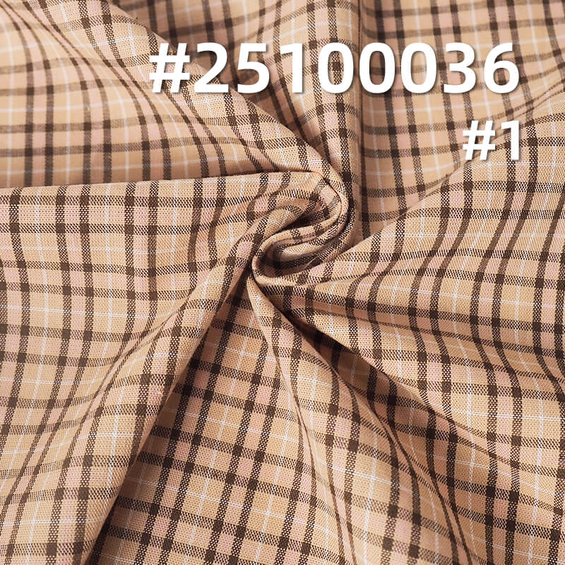 Yarn-Dyed Cotton Plaid Fabric | 90g/m2 Ultra-lightweight Plain Weave | For Summer Blouses, Skirts & Shirts