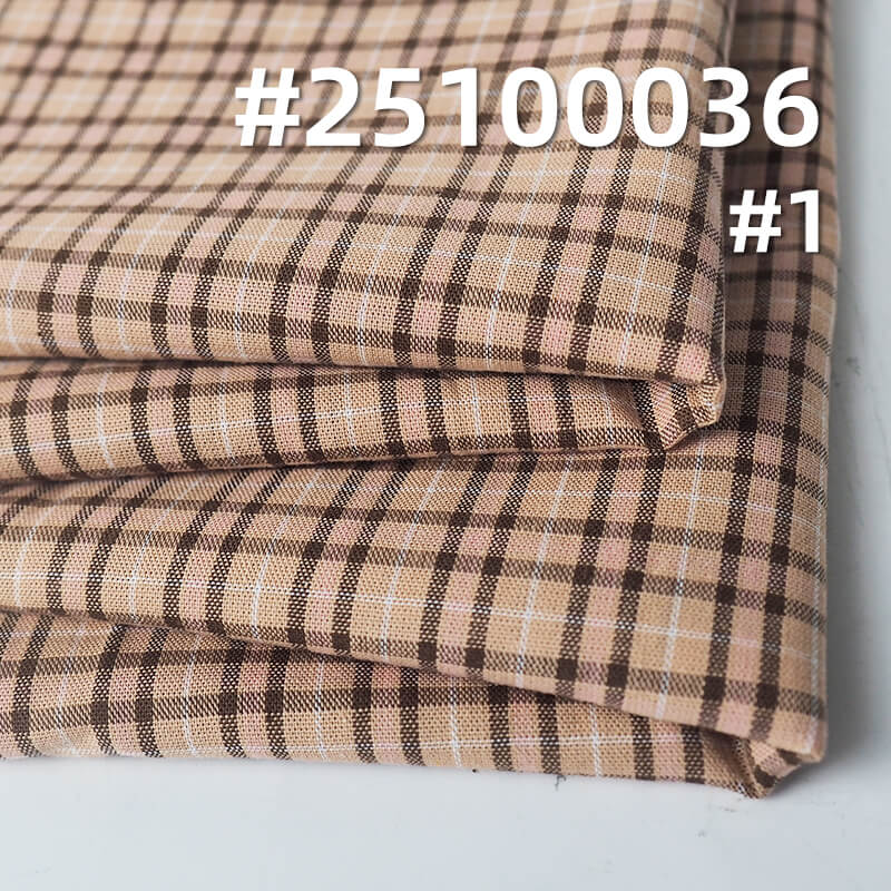 Yarn-Dyed Cotton Plaid Fabric | 90g/m2 Ultra-lightweight Plain Weave | For Summer Blouses, Skirts & Shirts