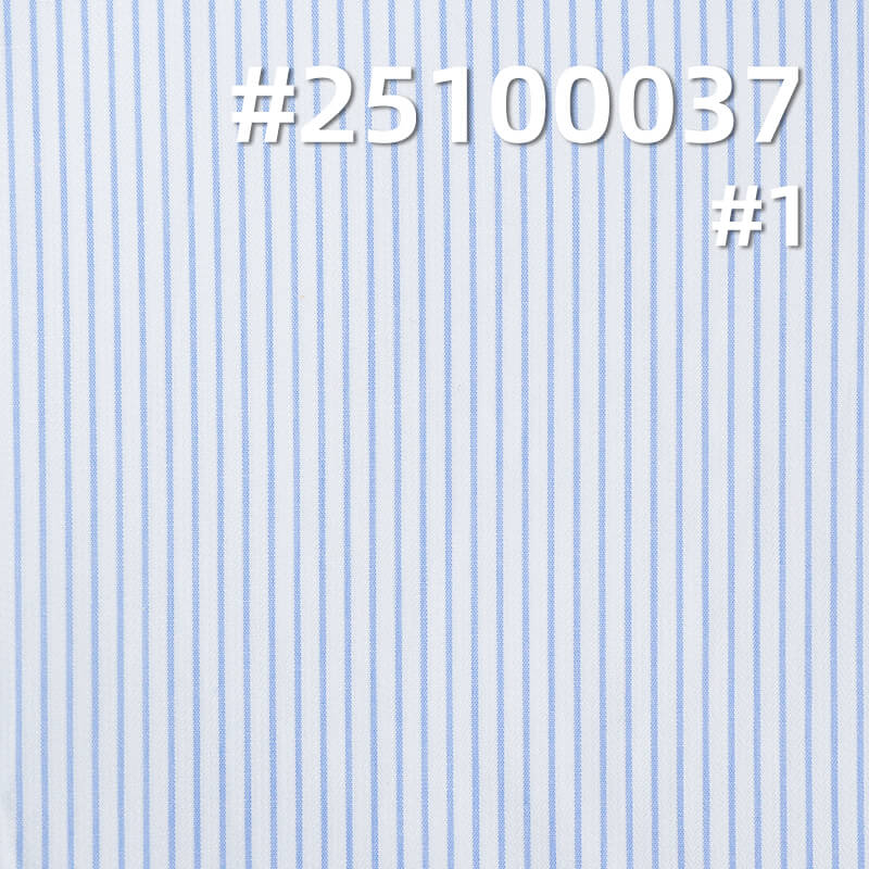 Yarn-Dyed Cotton Striped Dobby Fabric | 118g/m2 Lightweight Weave | For Fashion Shirting, Blouses & Skirts