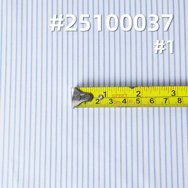 Yarn-Dyed Cotton Striped Dobby Fabric | 118g/m2 Lightweight Weave | For Fashion Shirting, Blouses & Skirts