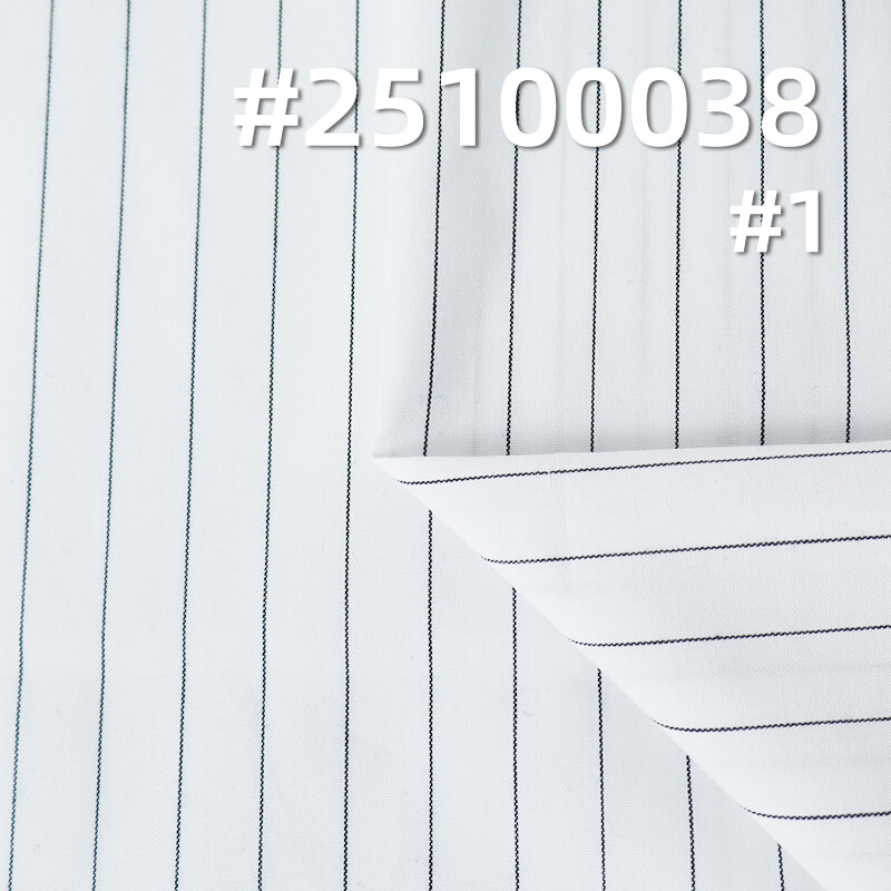 Yarn-Dyed Cotton Stripe Fabric | 120g/m2 Lightweight Plain Weave | For Fashion Shirting, Blouses & Skirts