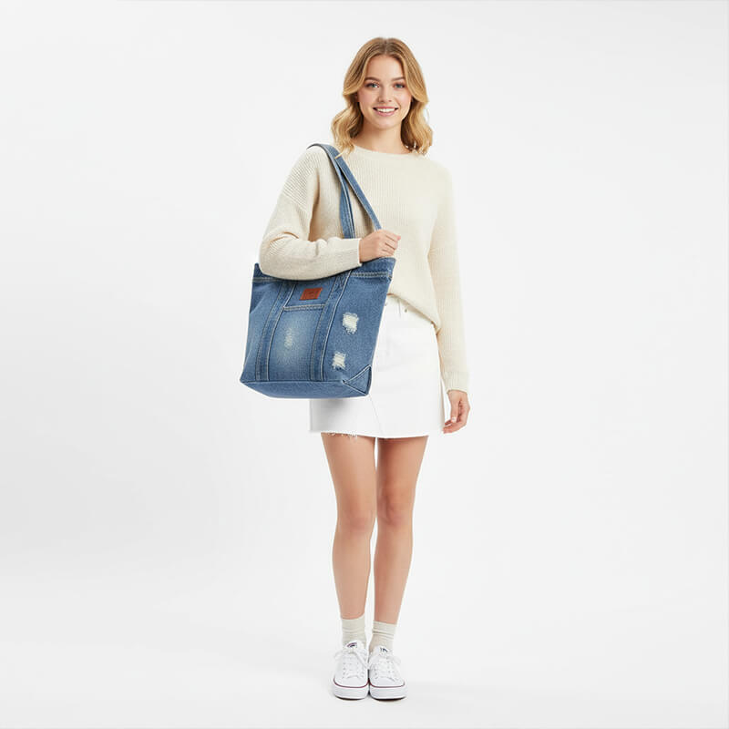 14.3 oz 100% Cotton Denim | Weft & Warp Slub 4-Piece Right-Twill Denim | Jeans, Denim Jackets Fabric