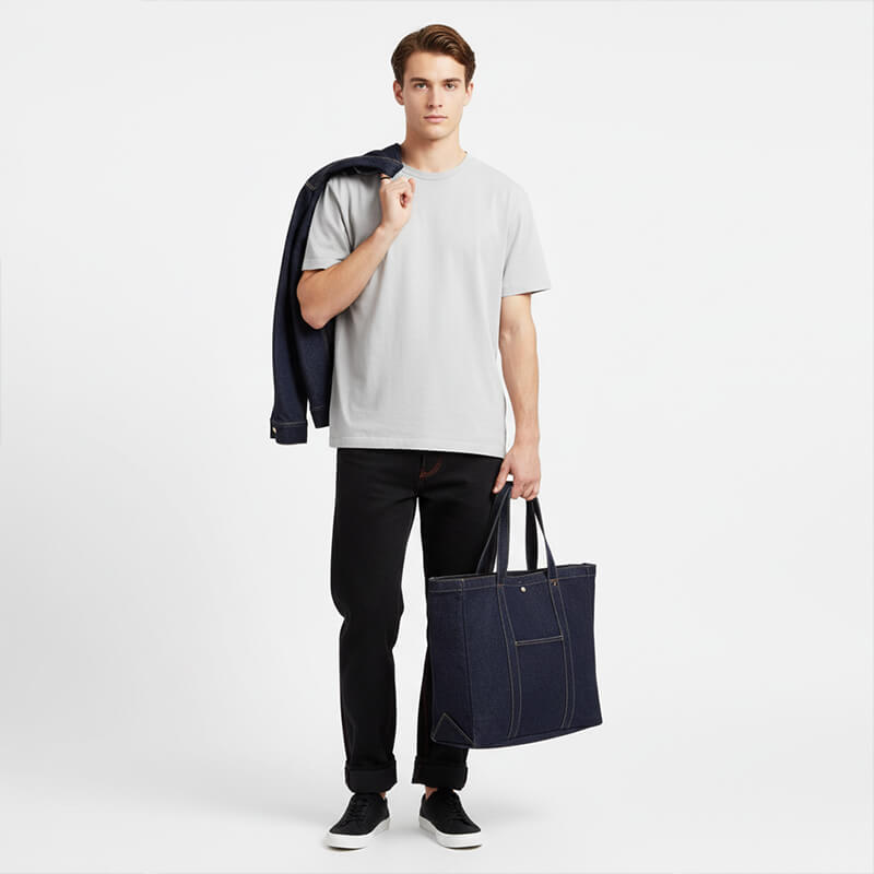 17.5oz 100% Cotton Red Selvage Denim | Warp slub Yarn-Dyed Denim | Red Ear Denim |Bags, Hats, Jackets Fabric