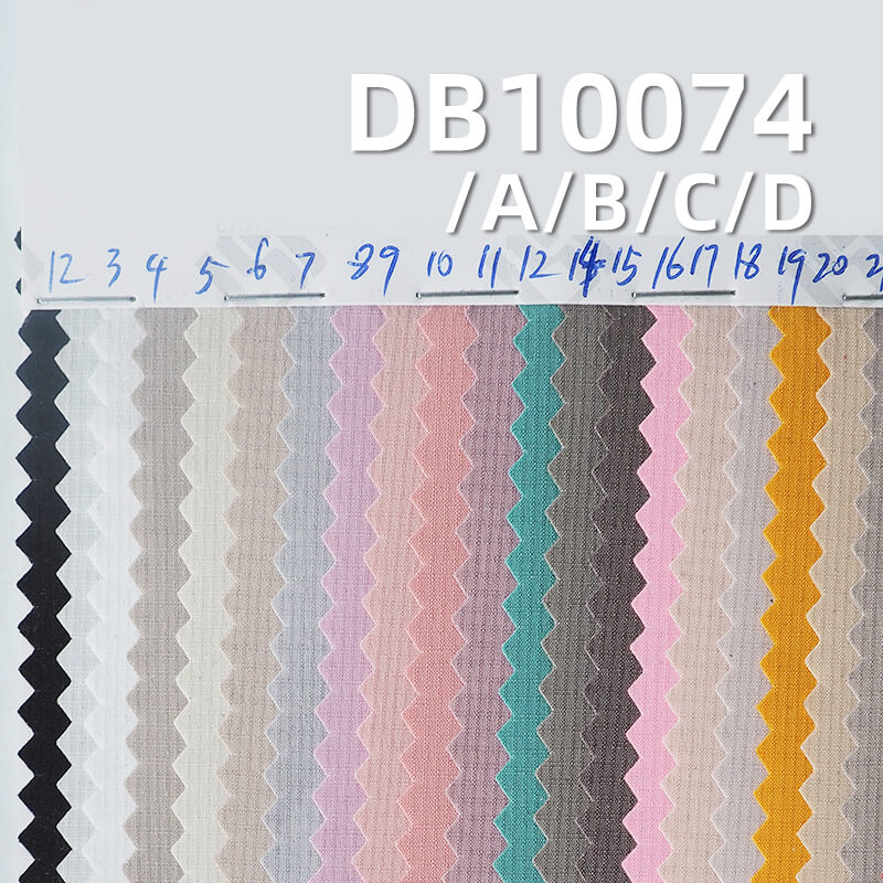 T400 Stretch Dyed Fabric | 130g/m² Double-Line Grid Cool Silk Cotton | Polyester Grid Fabric | Water-Resistant and Anti-Static | Fabric for Outdoor Jackets, Windbreakers, Coats
