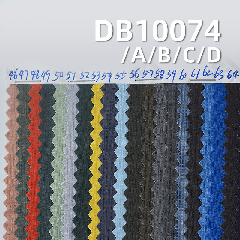 T400 Stretch Dyed Fabric | 130g/m² Double-Line Grid Cool Silk Cotton | Polyester Grid Fabric | Water-Resistant and Anti-Static | Fabric for Outdoor Jackets, Windbreakers, Coats