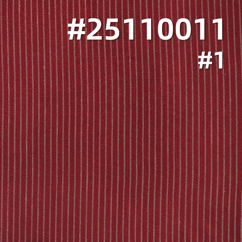 Yarn-Dyed Cotton Stripe Fabric | 144g/m2 Lightweight Plain Weave | For Fashion Shirting, Blouses & Pants