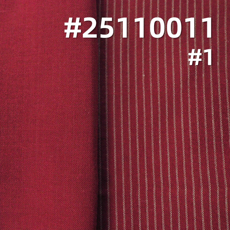 Yarn-Dyed Cotton Stripe Fabric | 144g/m2 Lightweight Plain Weave | For Fashion Shirting, Blouses & Pants