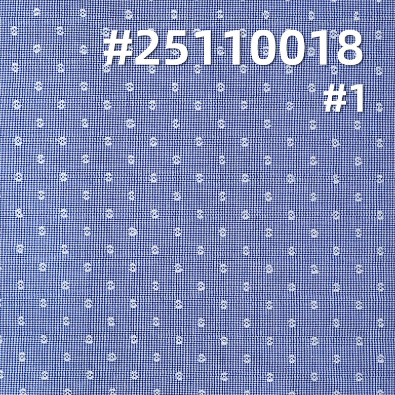 Yarn-Dyed Cotton Houndstooth Fabric | 96g/m2 Lightweight Dobby Weave | For Fashion Shirting, Blouses & Skirts