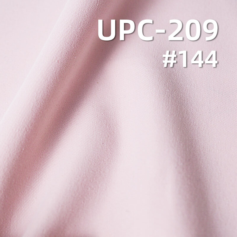 2/2 Double-Sided Twill Cool Silk Cotton Stretch Fabric | 190g/m² Dyed Material | Water-Resistant and Anti-Static | Fabric for Pants, Tops, Jackets