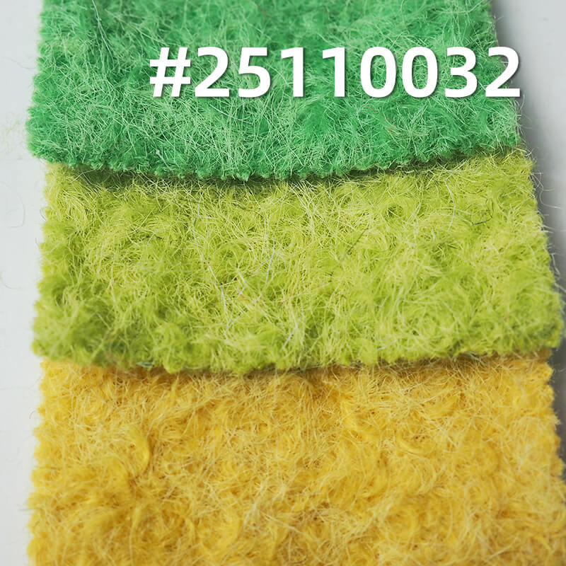 Heavyweight Knit Coating Fabric | 400g/m2(600g/m) Textured Popcorn Fleece | Warm & Sparkling | ForCoats & Outerwear