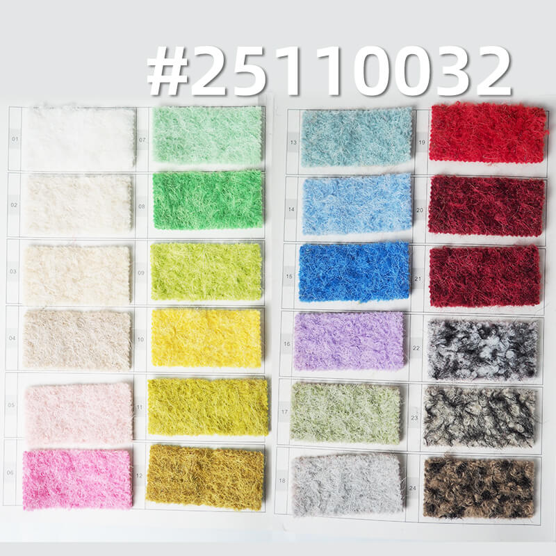 Heavyweight Knit Coating with Lurex | 400g/m2(600g/m) Textured Popcorn Fleece | Warm & Sparkling | ForCoats & Outerwear