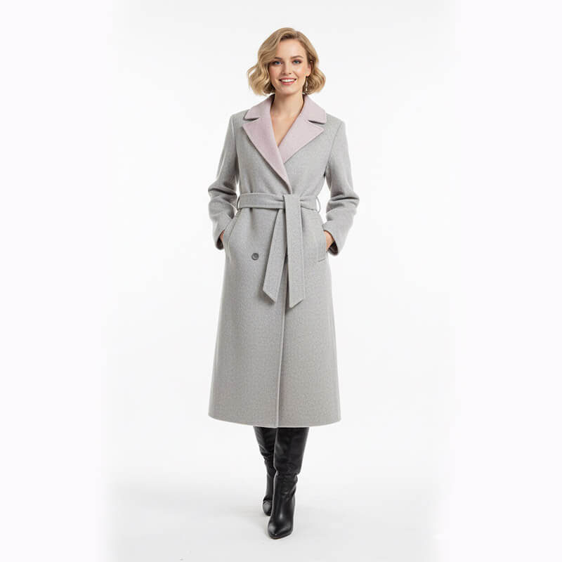 Heavyweight Knit Coating Fabric | 440g/m2(660g/m) Cationic with Nep Effect |For Winter Coats & Outerwear