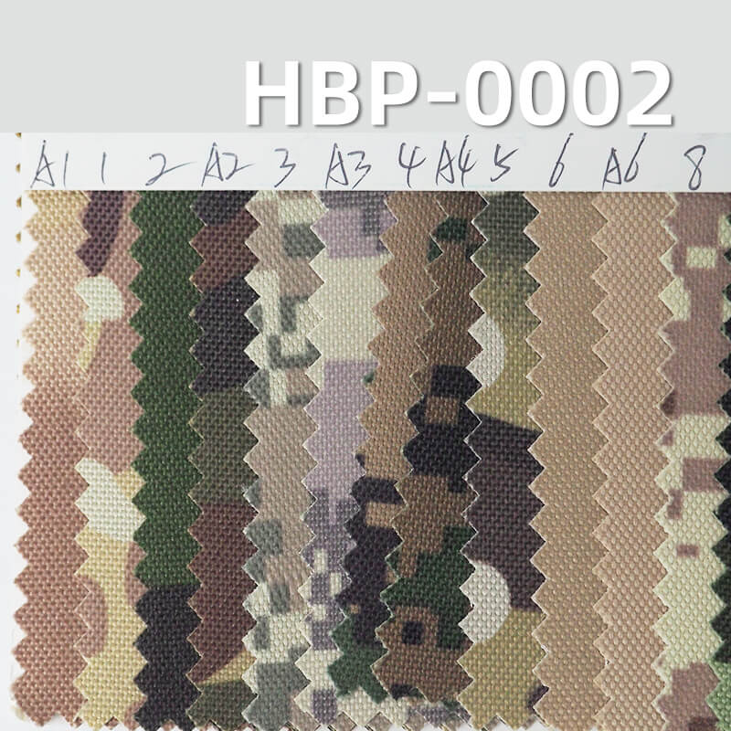 900D*600D Polyester Oxford | 370g/m2 Heavy-Duty Camouflage Print | PVC Coated & Waterproof | For Backpacks & Luggage