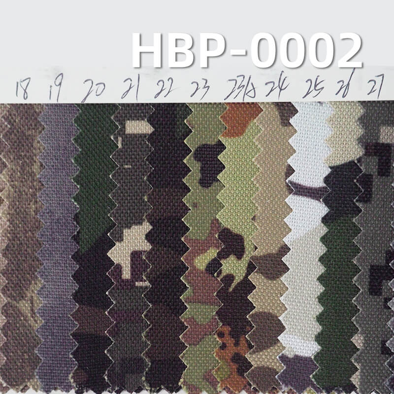 900D*600D Polyester Oxford | 370g/m2 Heavy-Duty Camouflage Print | PVC Coated & Waterproof | For Backpacks & Luggage