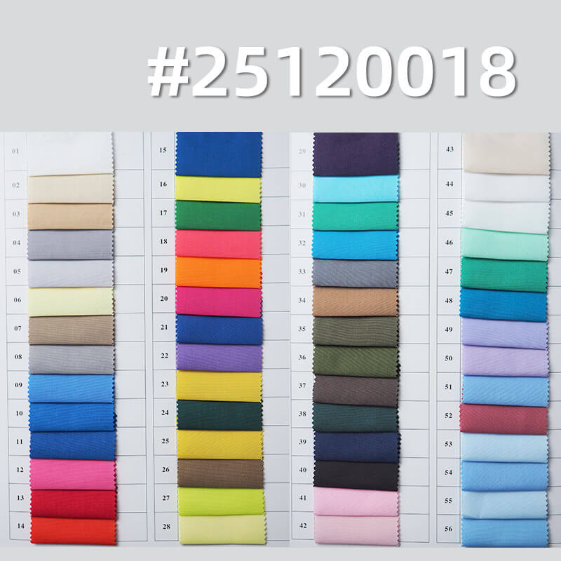 Poly-Cotton Poplin Fabric | 115g/m2 Lightweight T/C Plain Weave | For Shirting, Uniforms & Dresses