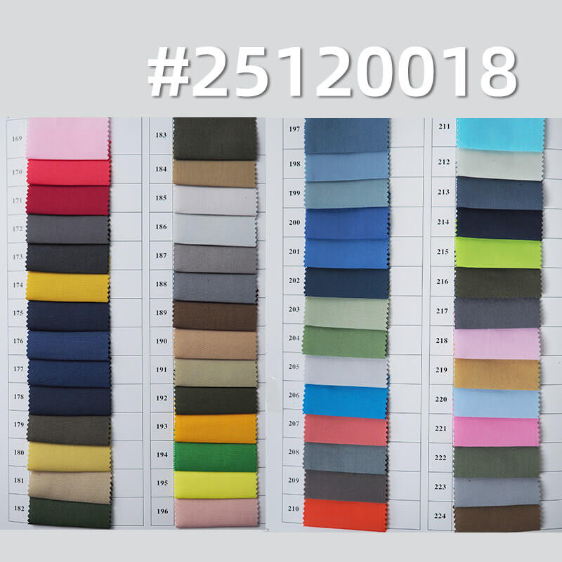 Poly-Cotton Poplin Fabric | 115g/m2 Lightweight T/C Plain Weave | For Shirting, Uniforms & Dresses
