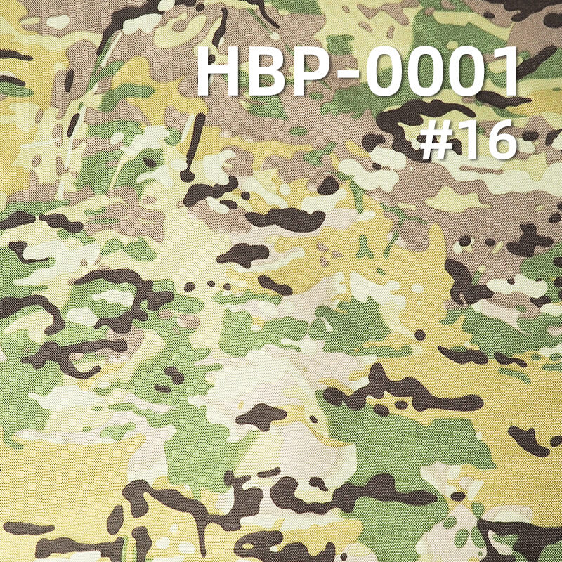 1000D Polyester Oxford Fabric | 230g/m2 Heavy-Duty with Camouflage Print | Waterproof | For Tactical Gear, Backpacks & Luggage