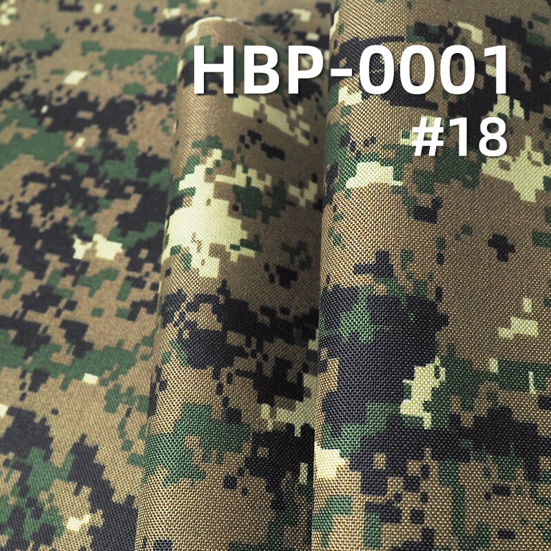 1000D Polyester Oxford Fabric | 230g/m2 Heavy-Duty with Camouflage Print | Waterproof | For Tactical Gear, Backpacks & Luggage
