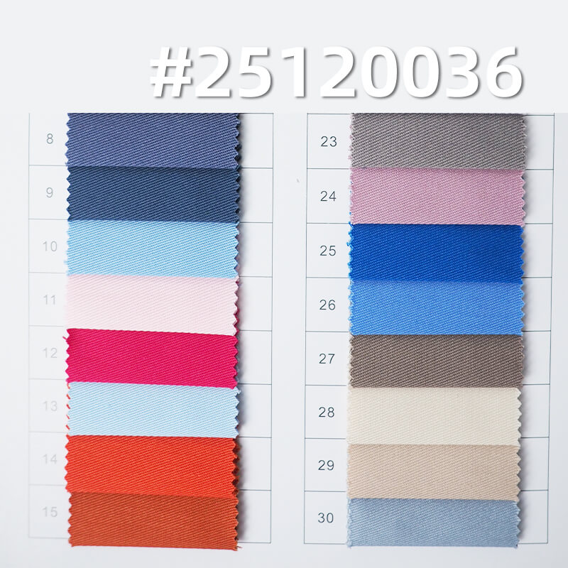 Stretch Poly-Cotton Twill Fabric | 255g/m2 T/C Workwear Drill | For Uniforms, Work Pants & Jackets