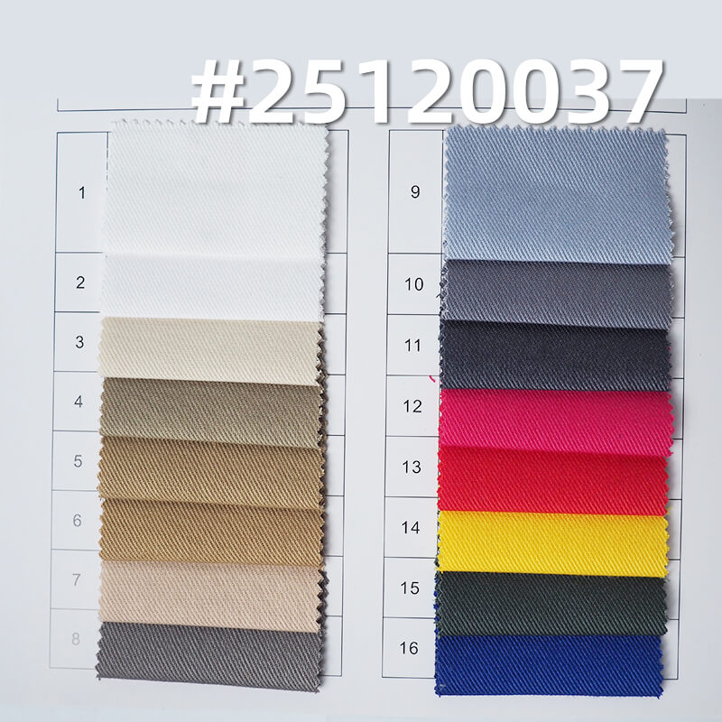 Stretch T/C Twill Fabric | 185g/m2 Poly-Cotton Weave | For Uniforms, Work Shirts & Pants