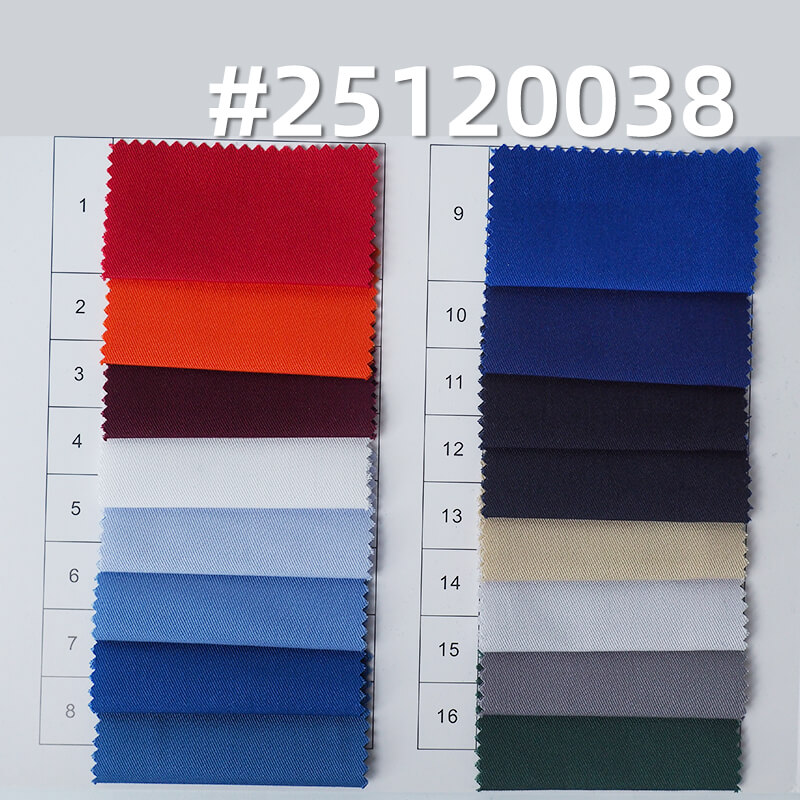 Poly-Cotton Fine Twill Fabric | 155g/m2 Lightweight T/C Weave | For Uniforms & Work Shirts
