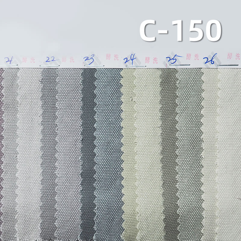 Washed Moleskin Canvas | 310g/m2 Cotton Heavyweight Multi-Color Fabric | Bag Trousers Jackets Fabric