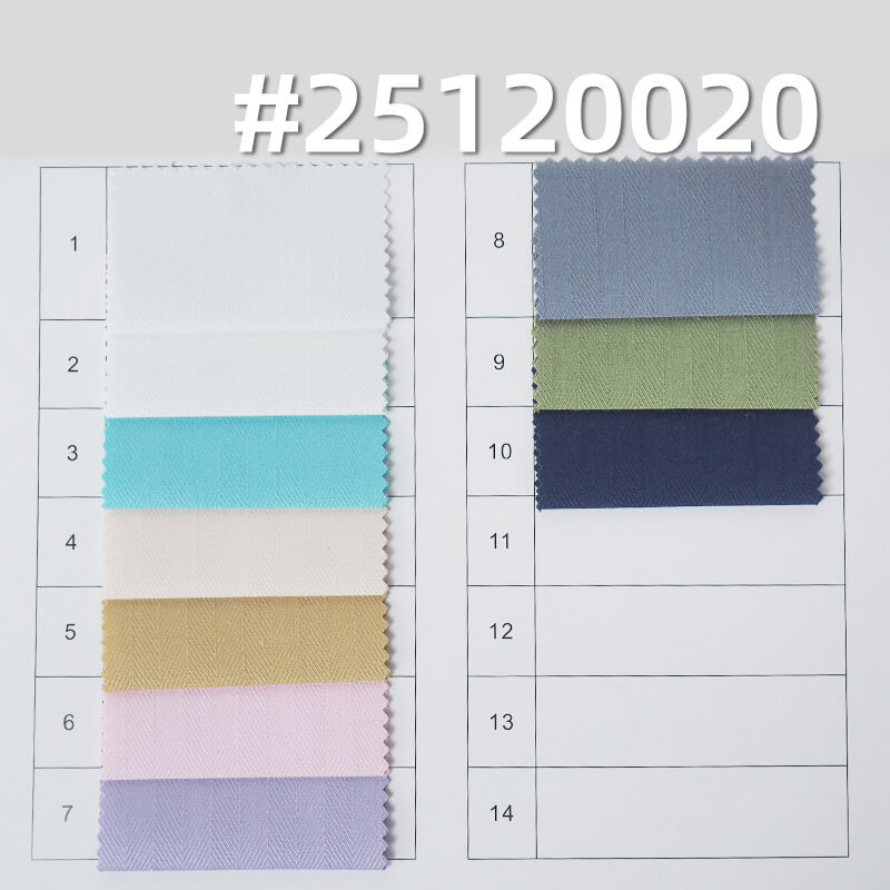 Stretch Bamboo Blend Fabric | 150g/m2 Herringbone Weave | For Premium Shirts, Skirts & Uniforms