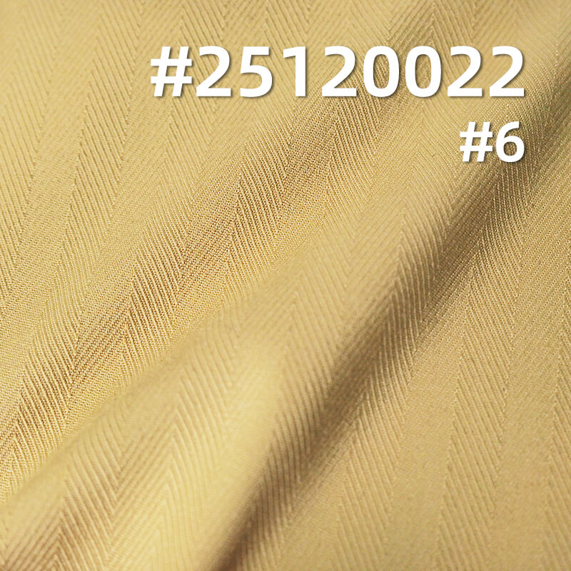 Stretch Bamboo Blend Herringbone Fabric | 140g/m Lightweight Woven Textile | For Premium Shirts, Skirts & Uniforms