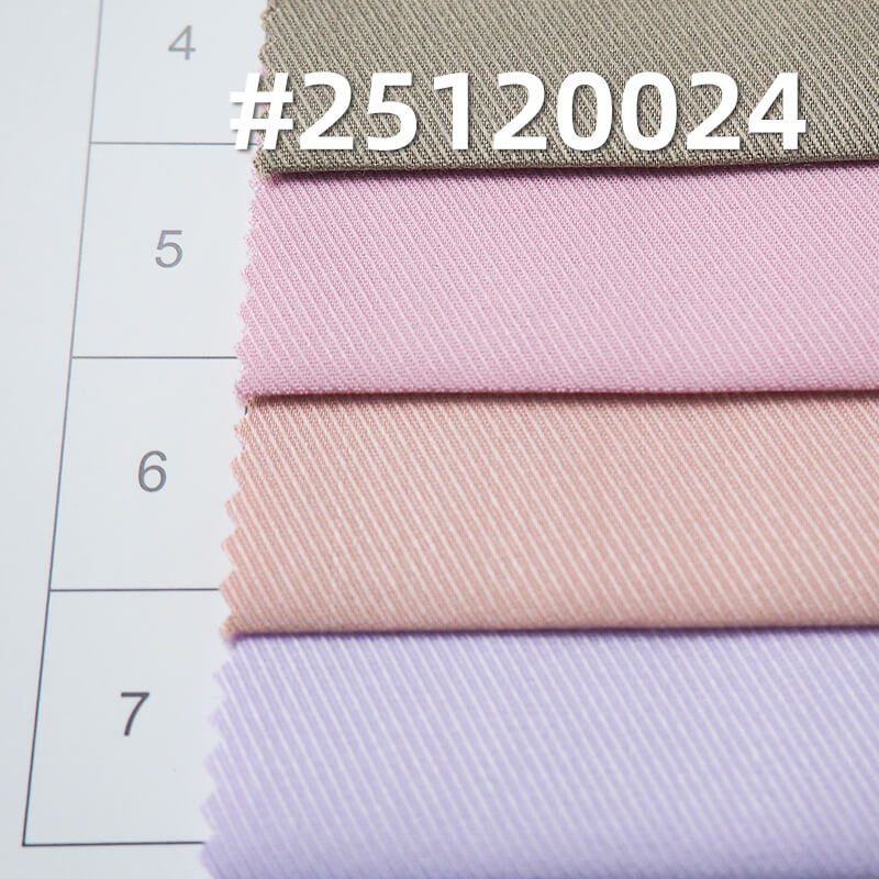 Stretch Bamboo Blend Cavalry Twill | 140g/m2 Lightweight Woven Textile | For Premium Shirts, Skirts & Uniforms