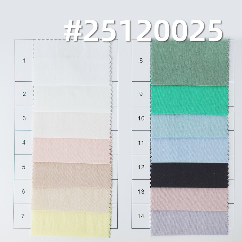 Stretch Cotton Nylon Twill | 135g/m2 Double-Faced Fabric | For Premium Shirting, Blouses & Skirts