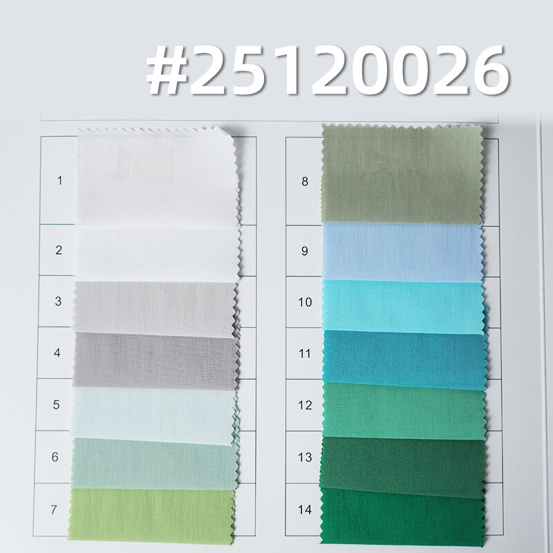 Stretch Cotton Nylon Poplin Fabric | 110g/m2 Ultra-lightweight Plain Weave | For Shirting, Blouses & Dresses