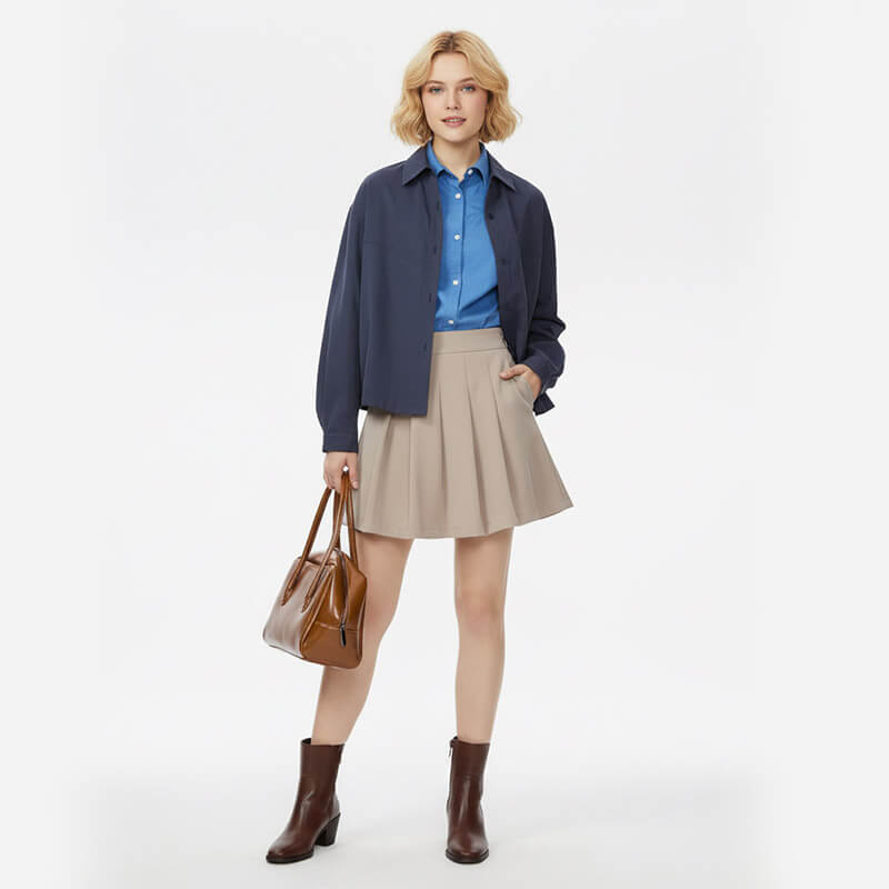 Stretch Cotton Nylon Cavalry Twill | 165g/m2 Woven Textile | For Premium Shirts, Skirts & Uniforms