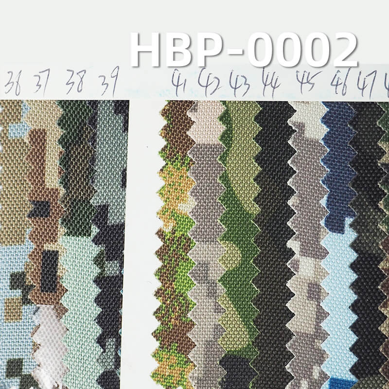 900D*600D Polyester Oxford | 370g/m2 Heavy-Duty Camouflage Print | PVC Coated & Waterproof | For Backpacks & Luggage