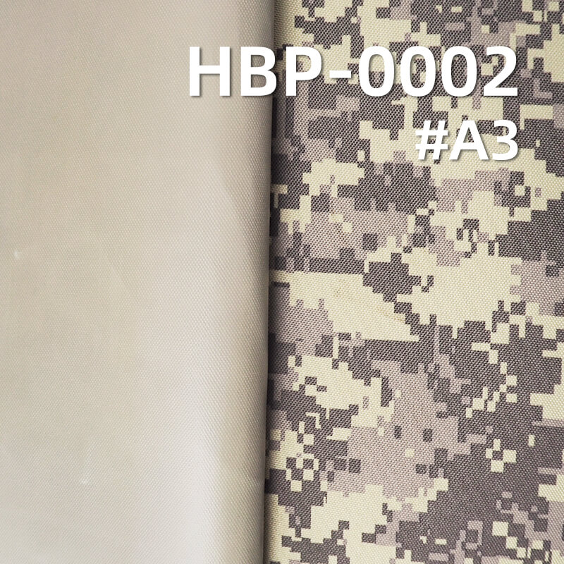 900D*600D Polyester Oxford | 370g/m2 Heavy-Duty Camouflage Print | PVC Coated & Waterproof | For Backpacks & Luggage