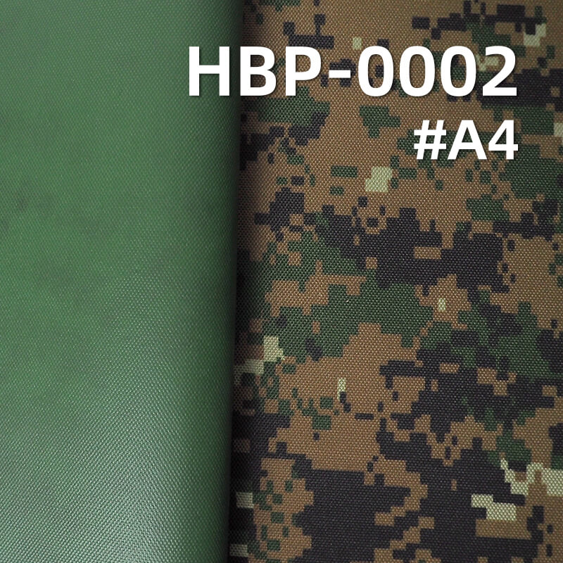 900D*600D Polyester Oxford | 370g/m2 Heavy-Duty Camouflage Print | PVC Coated & Waterproof | For Backpacks & Luggage