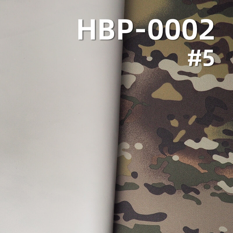 900D*600D Polyester Oxford | 370g/m2 Heavy-Duty Camouflage Print | PVC Coated & Waterproof | For Backpacks & Luggage