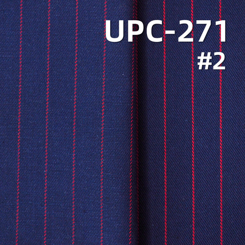 100% Cotton Yarn-Dyed Stripe Fabric | 8.5oz Lightweight LHT Twill | For Skirts & Shirting